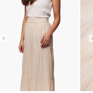 NWT Able Harper Tiered Maxi Skirt (XL)